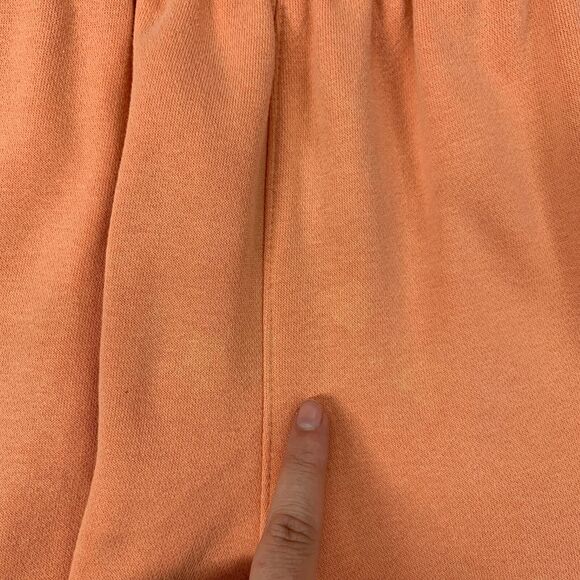 Nike Sportswear Club Short Mens M Orange Elasticated Drawstring Waist Bold Logo - Picture 4 of 15